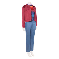 Stranger Things (0225) Max Mayfield Red Blue Set Outfits Cosplay Costume
