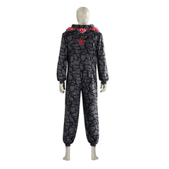 Stranger Things (2025) Demogorgon Gray Jumpsuit Onesie Halloween Cosplay Costume