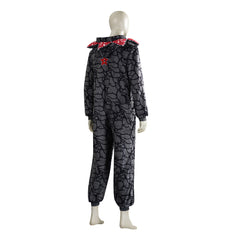 Stranger Things (2025) Demogorgon Gray Jumpsuit Onesie Halloween Cosplay Costume