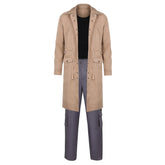 Stranger Things (2025) Dustin Henderson Brown Coat Jacket Outfits Cosplay Costume