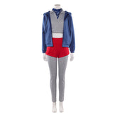 Stranger Things (2025) Eleven 11 Jane Hopper Blue Gray Set Outfits Cosplay Costume