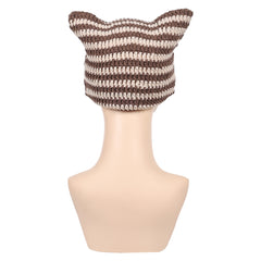 Stranger Things (2025) Eleven 11 Jane Hopper Brown Cat Ear Hat Cosplay Accessories Props