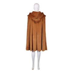 Stranger Things (2025) Holly Wheeler Brown Plush Hooded Cloak Cosplay Costume