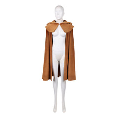 Stranger Things (2025) Holly Wheeler Brown Plush Hooded Cloak Cosplay Costume