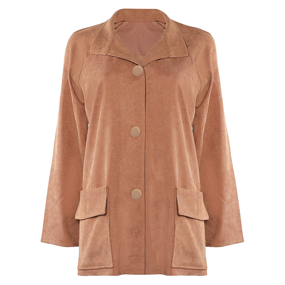 Stranger Things (2025) Joyce Byers Brown Coat Jacket Cosplay Costume