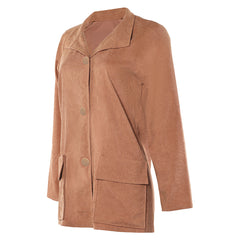 Stranger Things (2025) Joyce Byers Brown Coat Jacket Cosplay Costume