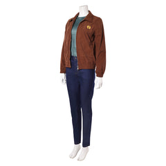 Stranger Things (2025) Max Mayfield Brown Blue Set Outfits Cosplay Costume