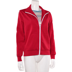 Stranger Things (2025) Max Mayfield Red Jacket Striped Shirt Set Outfits Cosplay Costume