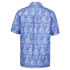 Stranger Things (2025) Steve Harrington Blue Printed Shirt Outfits Cosplay Costume