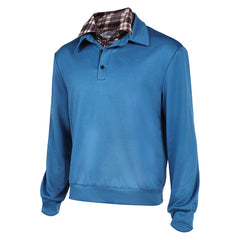 Stranger Things (2025) Will Byers Fake Two Piece Blue Top Outfits Cosplay Costume