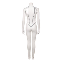 Stranger Things (2026) Kali Prasad White Jumpsuit Outfits Cosplay Costume