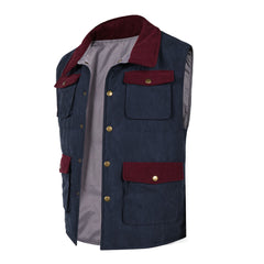 Stranger Things (2026) Will Byers Blue Red Vest Outfits Cosplay Costume