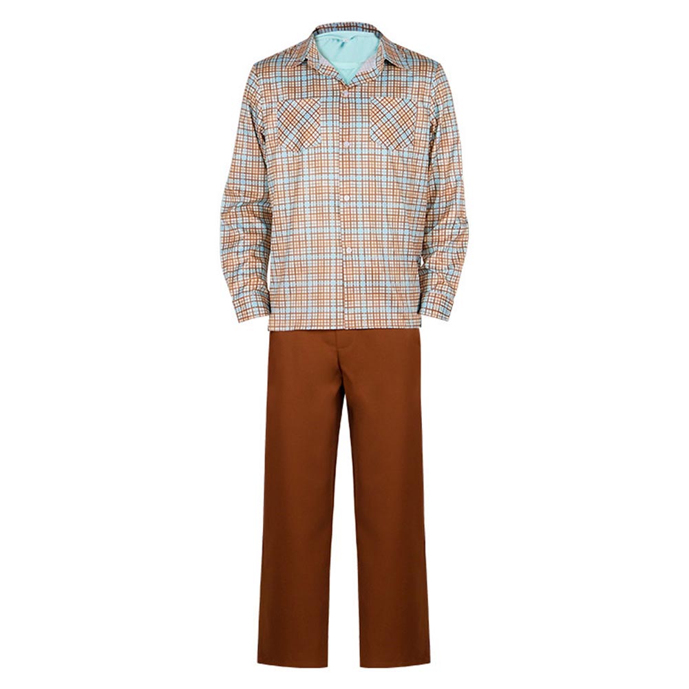 Stranger Things Will Byers Plaid Shirt Trousers Set Outfits Cosplay Costume