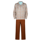 Stranger Things Will Byers Plaid Shirt Trousers Set Outfits Cosplay Costume