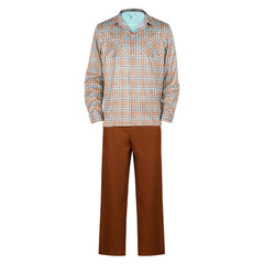 Stranger Things Will Byers Plaid Shirt Trousers Set Outfits Cosplay Costume