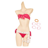 Street Fighter 6 Cammy Pink White Swimsuit Set Outfits Cosplay Costume