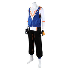 Street Fighter 6 Luke Blue Set Outfits Cosplay Costume Halloween Carnival Suit