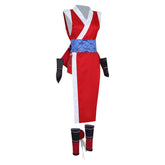 Street Fighter 6 Mai Shiranui Red Dress Set Outfits Cosplay Costume