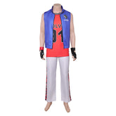 Street Fighter 6 Terry Bogard Blue Red Set Outfits Cosplay Costume