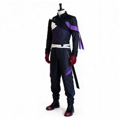 Sword Art Online Integral Domain Kirito Purple Jumpsuit Set Outfits Cosplay Costume