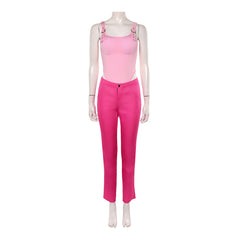 Takako Uro Pink Vest Pants Outfits Cosplay Costume Halloween Suit