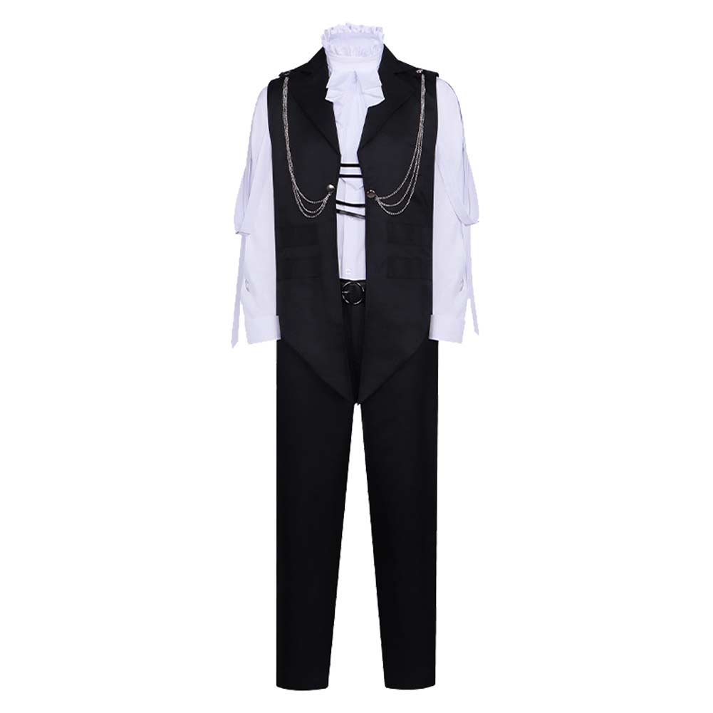Tamon's B-Side (2026) Ouri Sakaguchi Black Vest Set Outfits Cosplay Costume