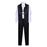 Tamon's B-Side (2026) Ouri Sakaguchi Black Vest Set Outfits Cosplay Costume