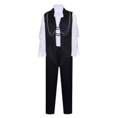 Tamon's B-Side (2026) Ouri Sakaguchi Black Vest Set Outfits Cosplay Costume