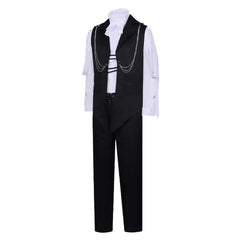 Tamon's B-Side (2026) Ouri Sakaguchi Black Vest Set Outfits Cosplay Costume