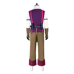 Tangled Varian Purple Vest Set Outfits Cosplay Costume Halloween Carnival Suit