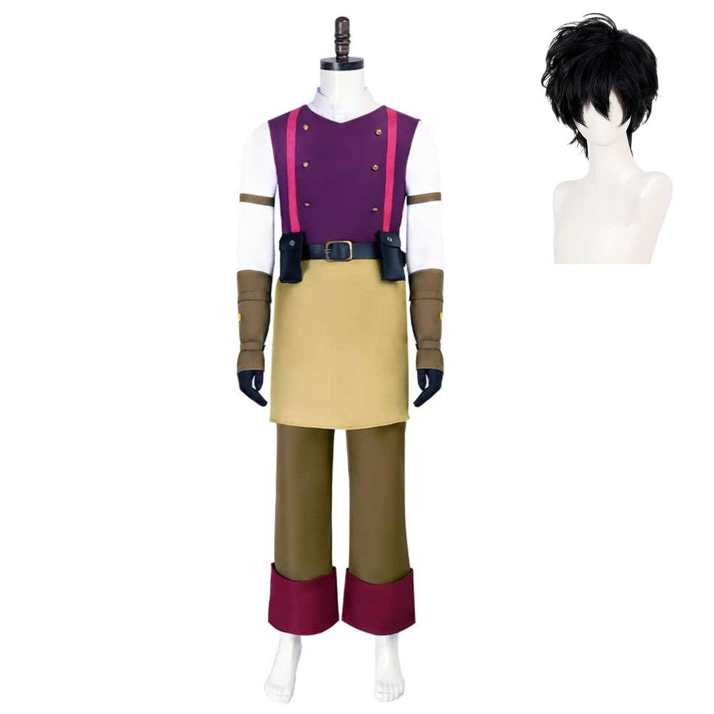 Tangled Varian Purple Vest Set Outfits Cosplay Costume Halloween Carnival Suit