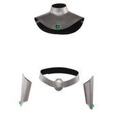 Teen Titans Starfire Silver Gorget Belt Bracers Cosplay Accessories Props