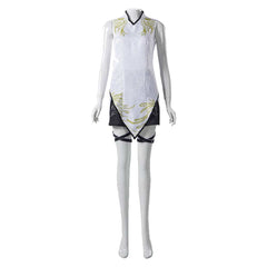 Tekken 8 Ling Xiaoyu Black Yellow Set Outfits Cosplay Costume