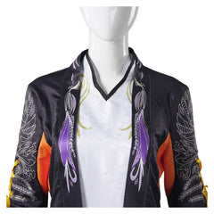 Tekken 8 Ling Xiaoyu Black Yellow Set Outfits Cosplay Costume