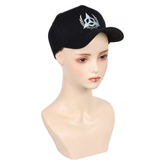 Tekken 8 Reina Black Hat Baseball Cap Cosplay Accessories Carnival Props