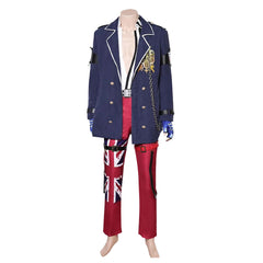 Tekken 8 Steve Fox Blue Red Boxer Outfits Cosplay Costume Carnival Suit