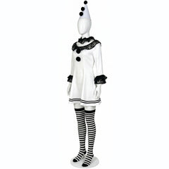 Terrifier 4 (2026) Art The Clown Black White Dress Set Outfits Cosplay Costume