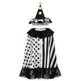 Terrifier 4 (2026) Art The Clown Black White Cape Cloak Hat Outfits Cosplay Halloween Costume