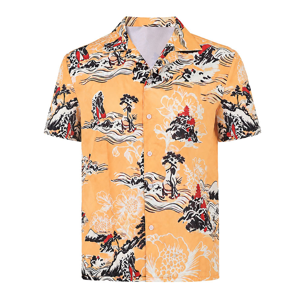 The Adventures Of Cliff Booth (2026) Cliff Booth Yellow Shirt Outfits Cosplay Costume