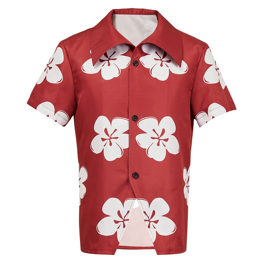 The Bad Guys 2 (2025) Mr. Snake Red Printed Shirt Outfits Cosplay Costume