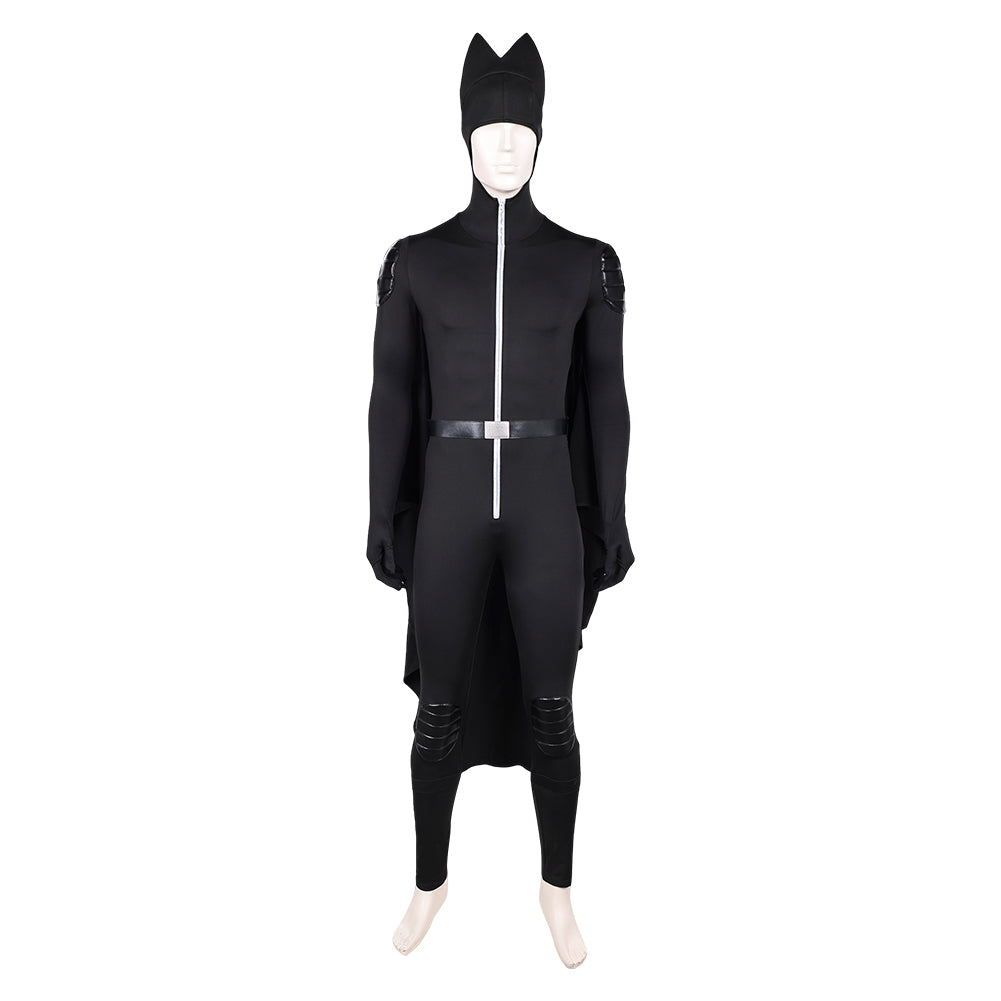 The Bad Guys 2 (2025) Mr. Wolf Black Skydive Jumpsuit Outfits Cosplay Costume