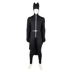 The Bad Guys 2 (2025) Mr. Wolf Black Skydive Jumpsuit Outfits Cosplay Costume