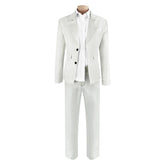 The Bad Guys Mr. Wolf White Suit Set Outfits Cosplay Costume