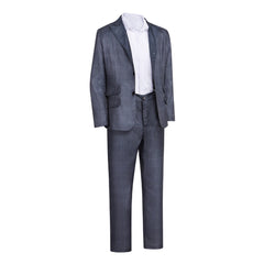The Bride! (2026) Frankenstein Black Blue Suit Set Outfits Halloween Cosplay Costume