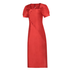 The Bride! (2026) The Bride Red Dress Outfits Halloween Cosplay Costume