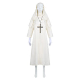 The Conjuring Nun White Robe Set Outfits Halloween Horror Cosplay Costume