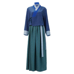 The East Palace (2026) Saeng-gang Blue Green Outfits Cosplay Costume