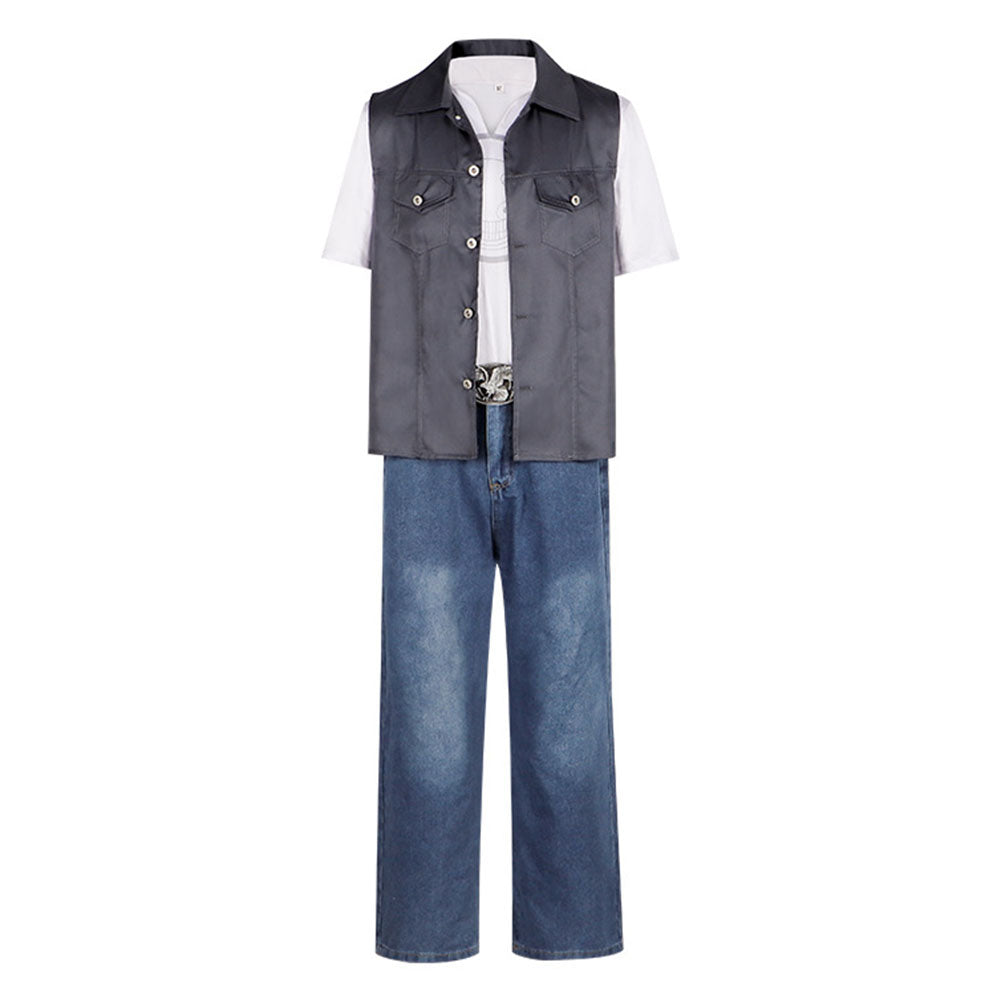 The Electric State (2025) Keats Shirt Jacket Trousers Set Outfits Cosplay Costume