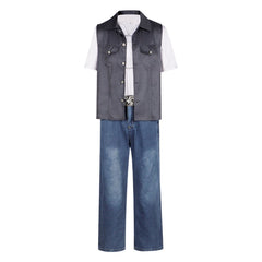 The Electric State (2025) Keats Shirt Jacket Trousers Set Outfits Cosplay Costume