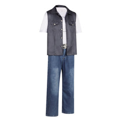 The Electric State (2025) Keats Shirt Jacket Trousers Set Outfits Cosplay Costume